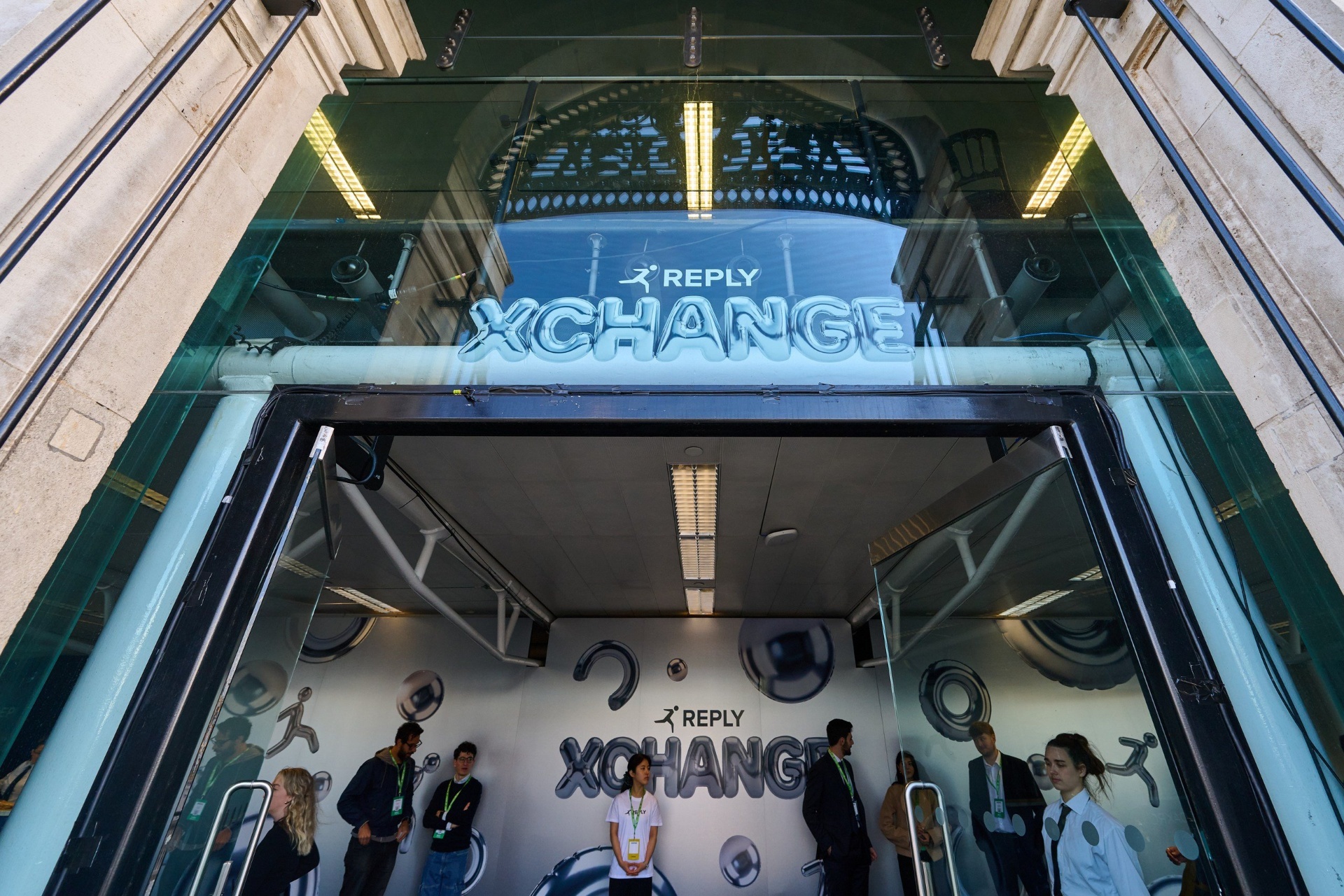 Reply Xchange London entrance
